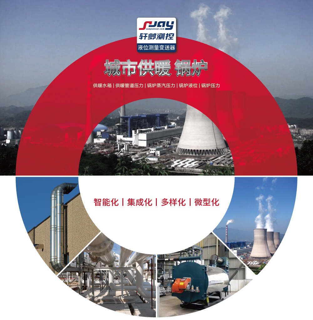 城市供暖、鍋爐（供暖水箱、供暖管道壓力、鍋爐蒸汽壓力、鍋爐液